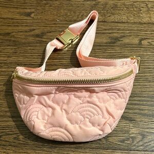 Stoney Clover Pink Puffy Rainbow Fanny Pack